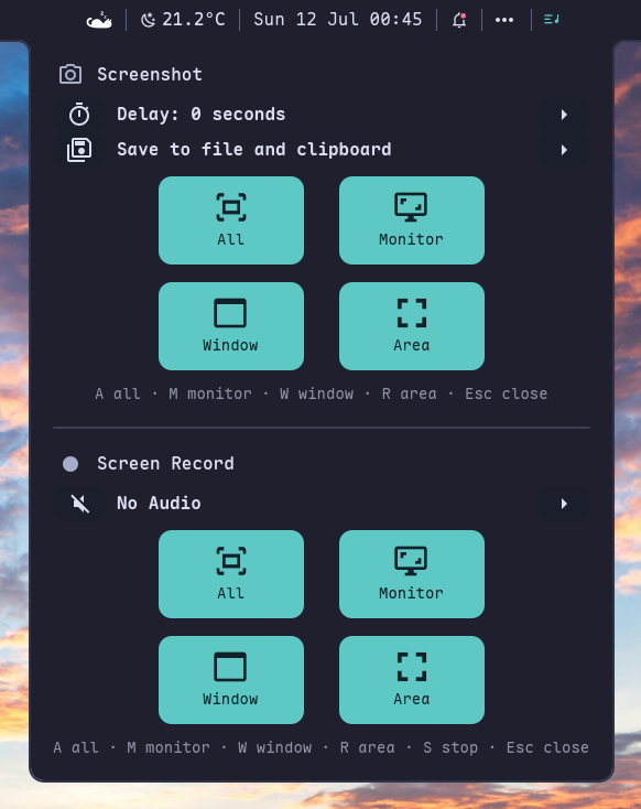 Screenshot editor — select a region, annotate, and copy
